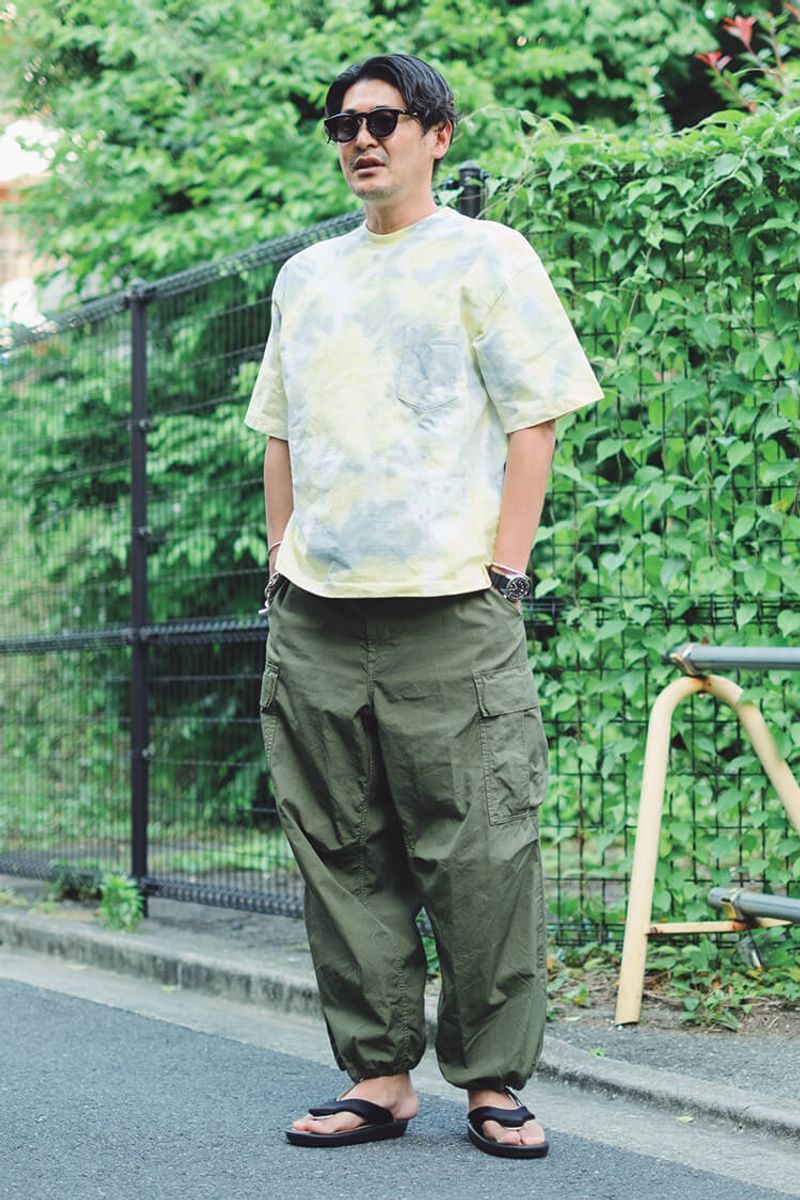 一見アメカジスタイルに、随所の意図したハズしがナイス！ 梅津宏明