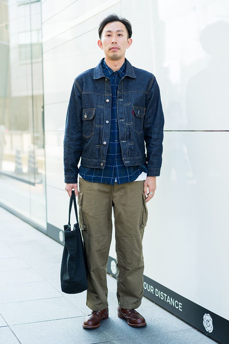 大人のアメカジにシックりくる。Gジャンとシャツの色合わせ 金親嵩洋