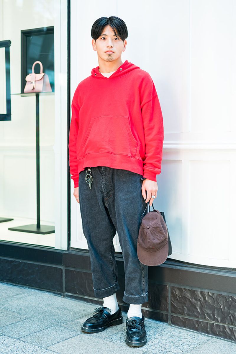 主役のパーカを中心に、随所に光る小物と小ワザが光る！ 古宮陸未