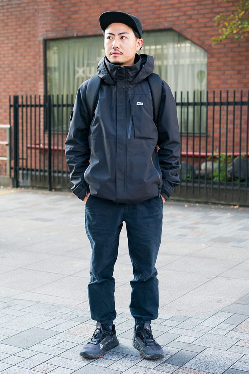 都市型なスポーツスタイルは、やっぱり黒が安定です おだぎり たくひで