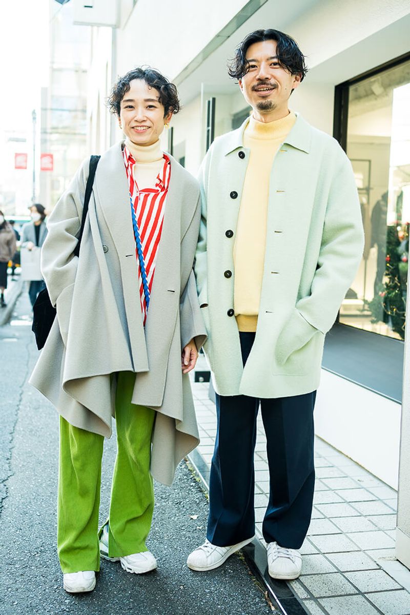 ふたりで合わせる、インナーで魅せる。色使い上手のいろいろな遊び方 上條圭太郎