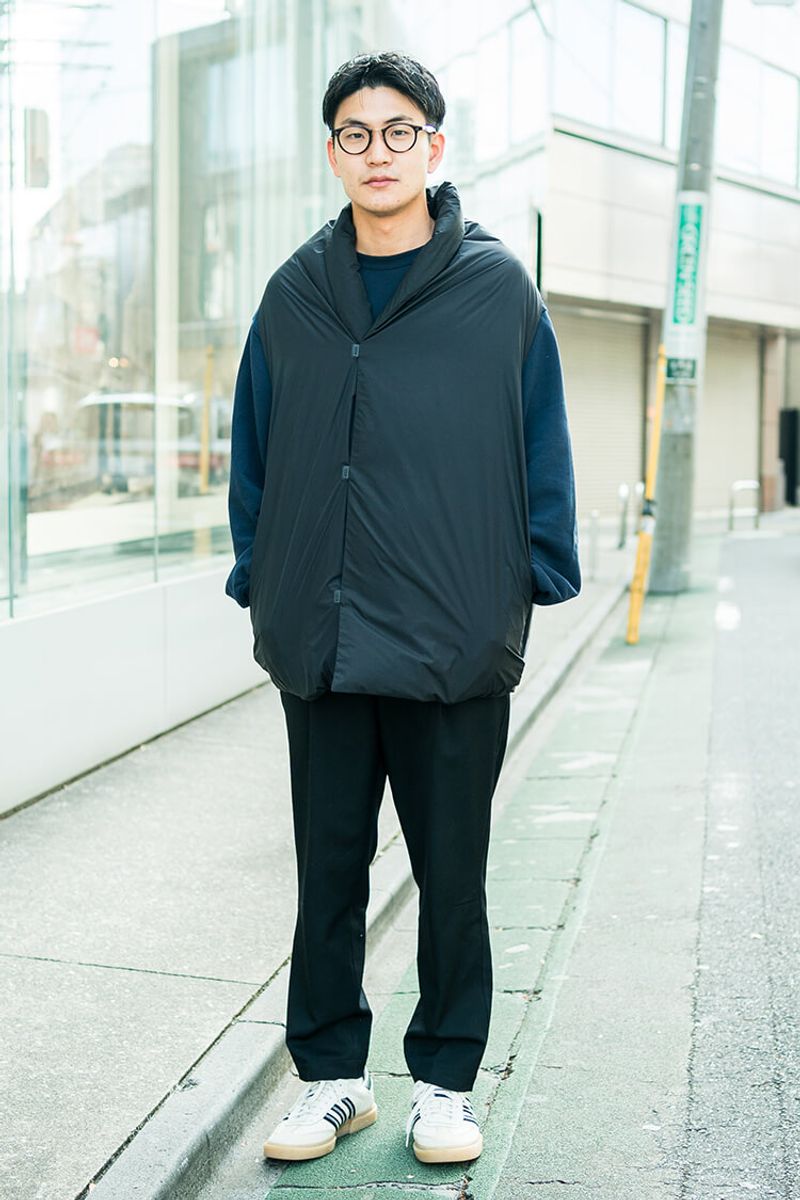 温かいけど重たくない。中綿入りベストというベストチョイス！ 金田海人