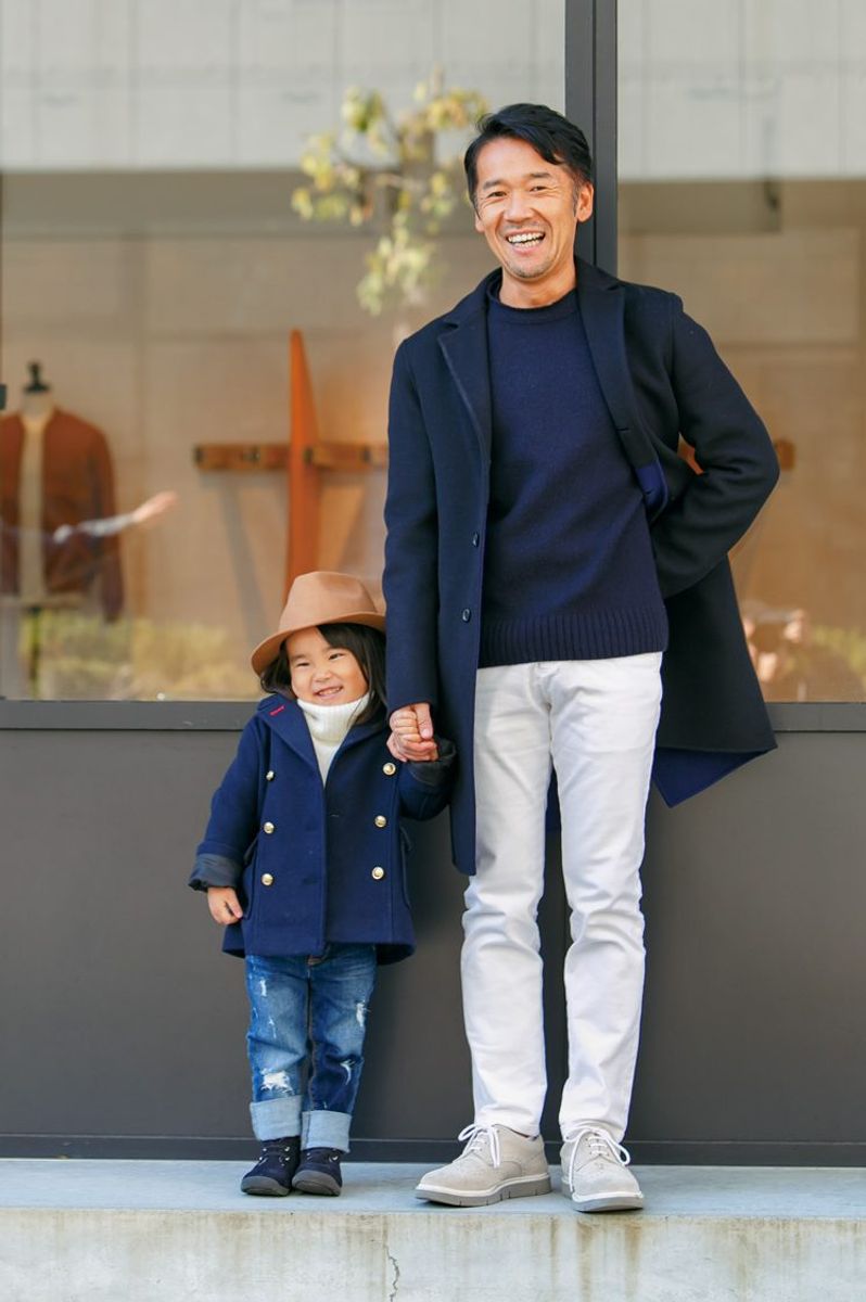 同色インナー×コートの組み合わせが醸し出す、大人の余裕 谷口 鉄也