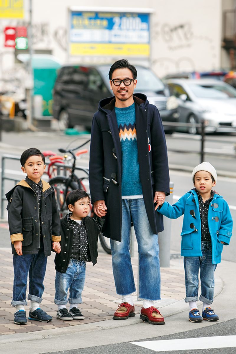 優しい印象のダッフルコート、似合うパパがいい 森 大輔