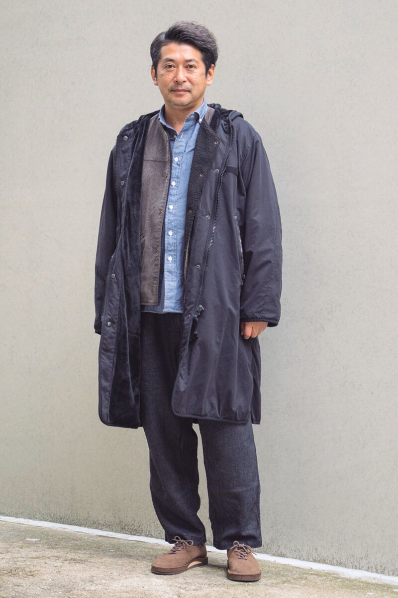 すべて「くすみカラー」の重ね着で生む統一感 森山伸一