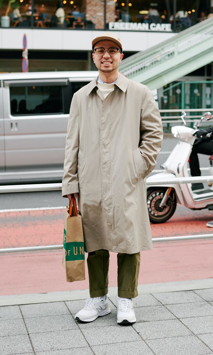 ベージュ＋オリーブ＋ホワイト＝クリーンな印象の名回答 小嶋圭太