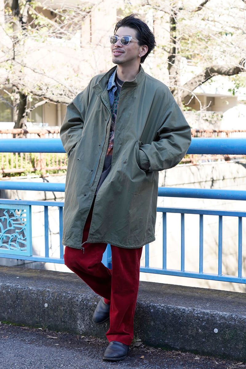 モッズコートもフードなしだとこんなにモダンで軽快に 氏家興志