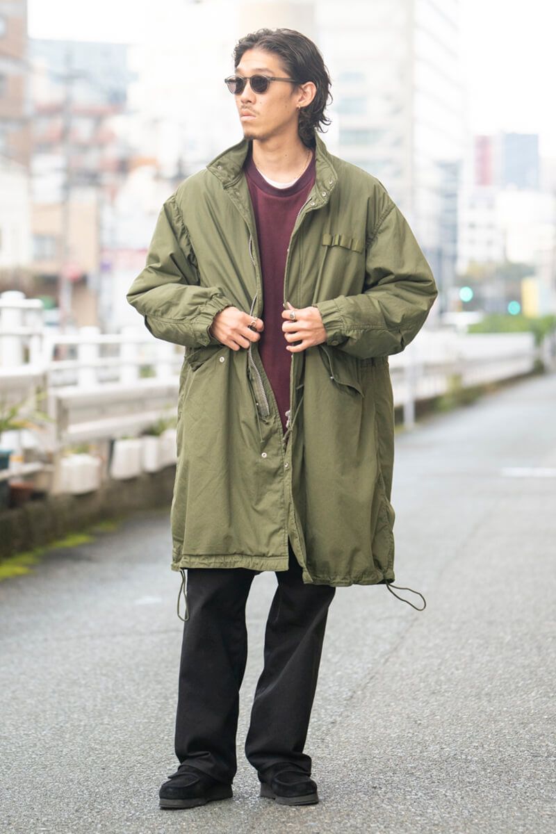 部屋着にコート一枚羽織って出てきたようなラフさがうまい 栁屋騰太