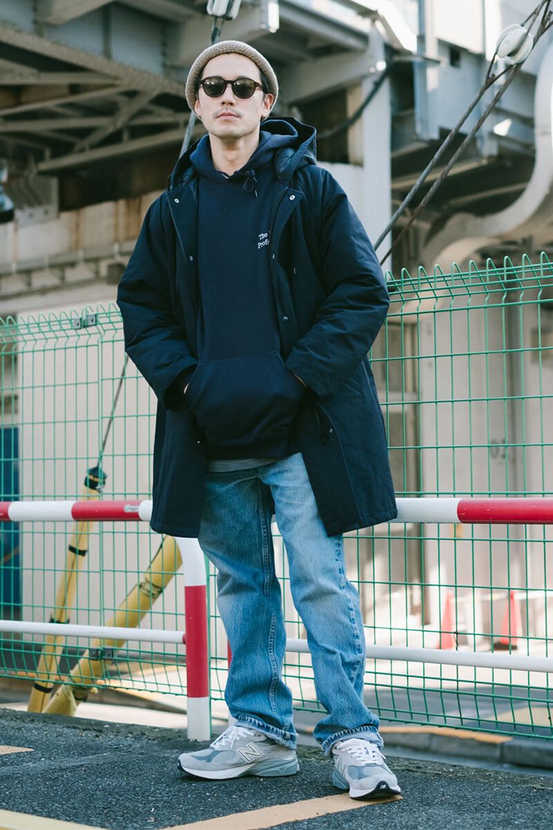 デニムを“つなぎ役”にしたグラデーションに、小物使いの味付け 宮崎達也