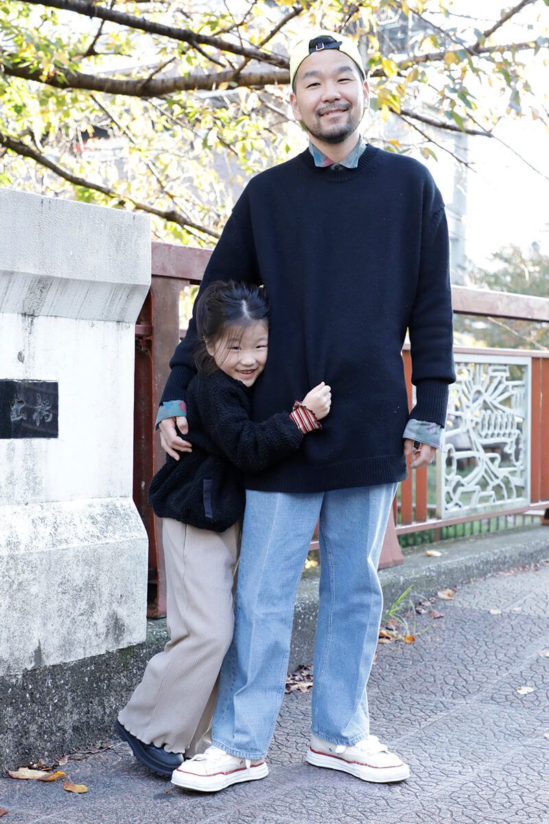 首元や袖口から覗く、センスの良さ 守 真史