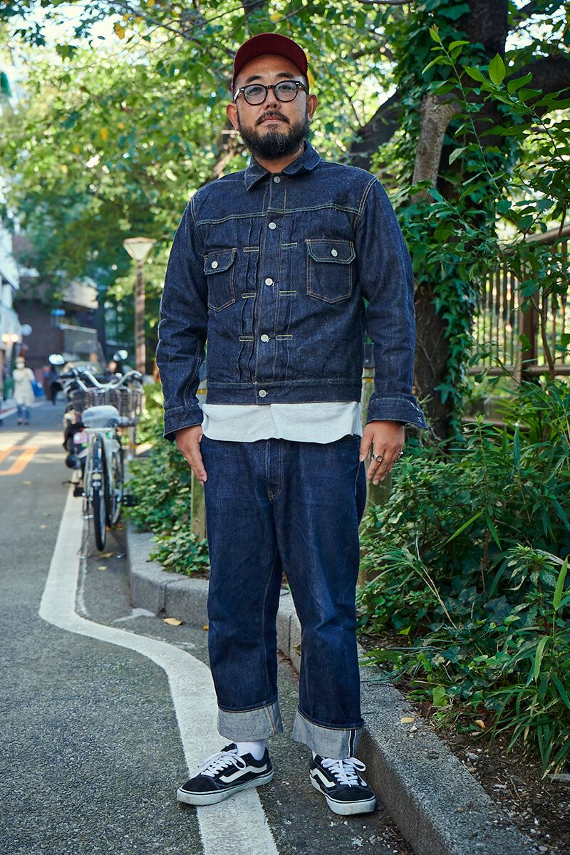 王道にして高難度、それでいて個性的なデニムセットアップの完成形 宮﨑 悟
