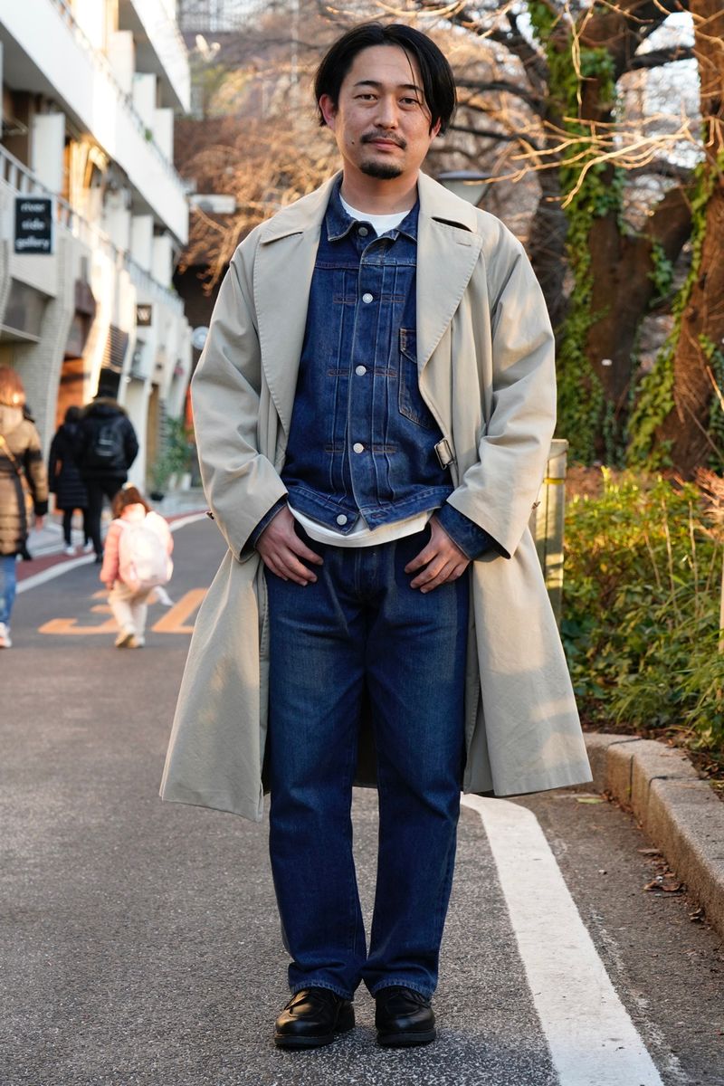 デニム好きが行き着いた、上下シオタの洒脱な着こなし 横山淳