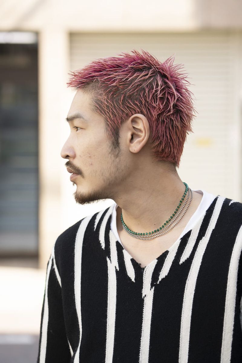 ヘアカラーとソックスの色繋ぎ！ 生き様を示した巧みな装い 津田将矢 3枚目の写真