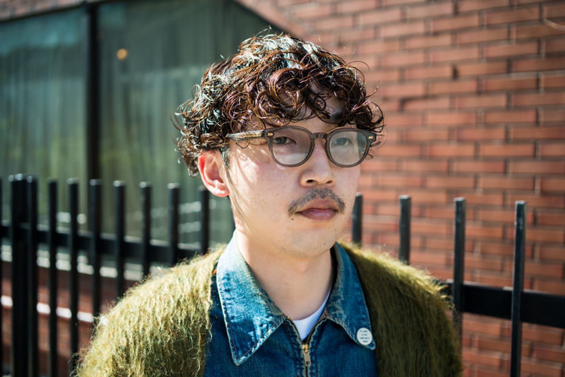 カチッとGジャンを、ワッペンとモヘアで楽しくアレンジ 北村優太 2枚目の写真