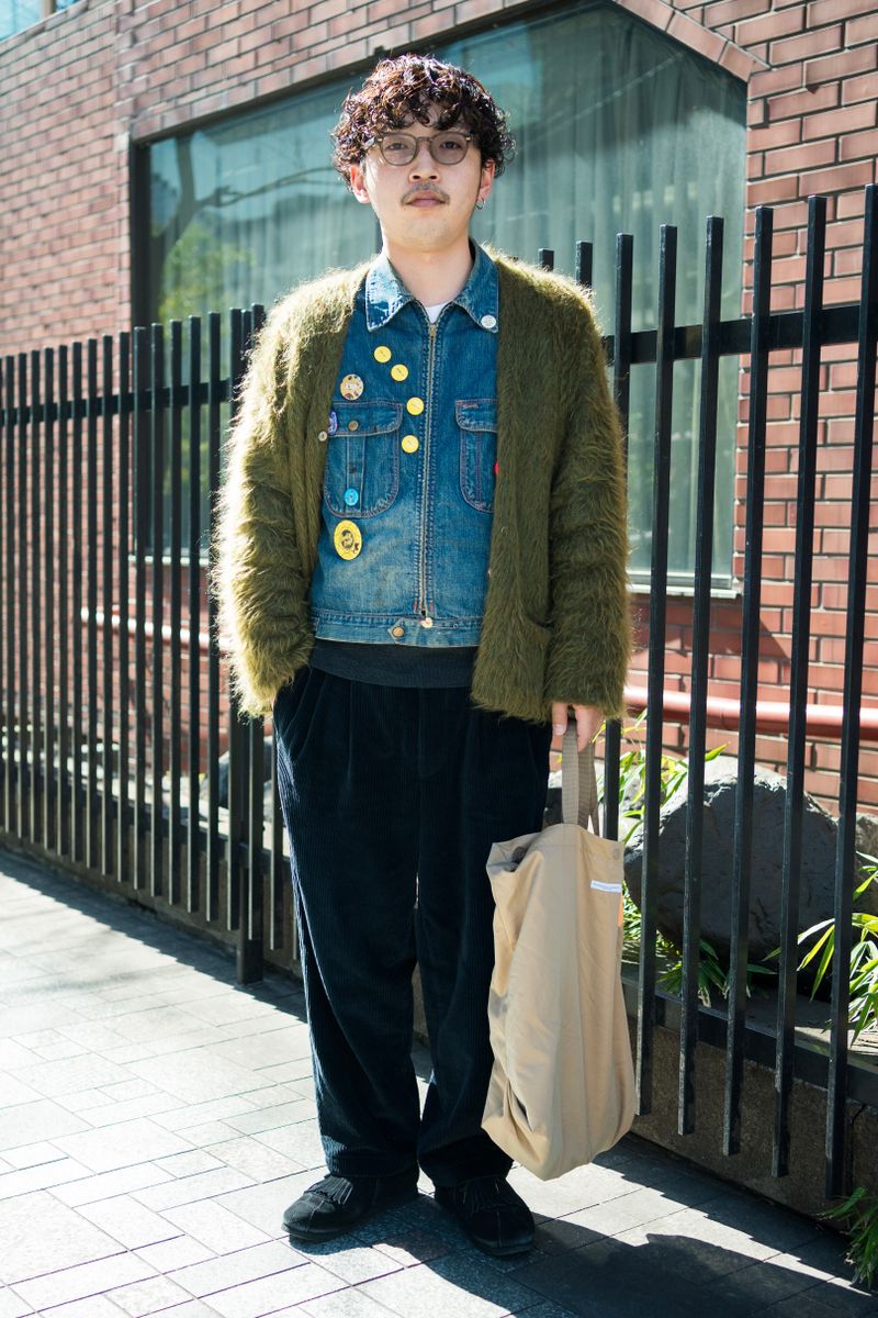 カチッとGジャンを、ワッペンとモヘアで楽しくアレンジ 北村優太