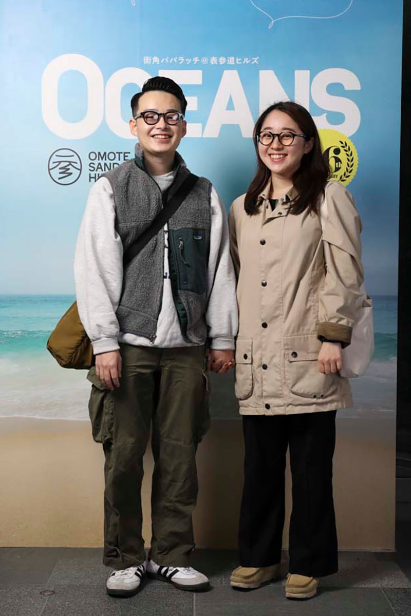 街角パパラッチ@表参道ヒルズ_041 東 泰生さん　黒木美帆