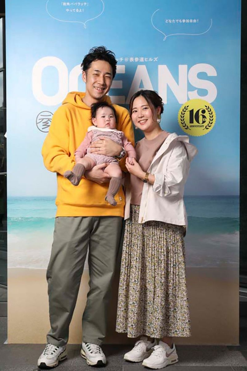 街角パパラッチ@表参道ヒルズ_072 堀田千博さん　愛海さん　梨月