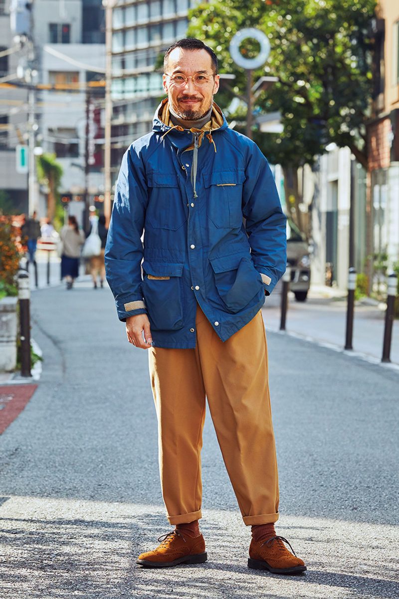 クラシカルな装いが、今は新鮮。30年前のマウンテンパーカ 森山真司
