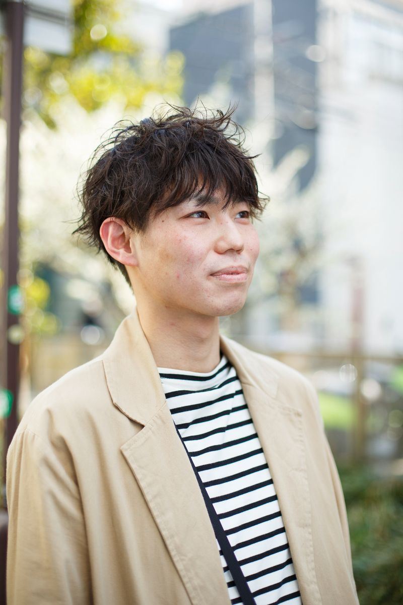 古着をMIXした、ベージュ〜ブラウンの色妙グラデーション 池田雅行 2枚目の写真