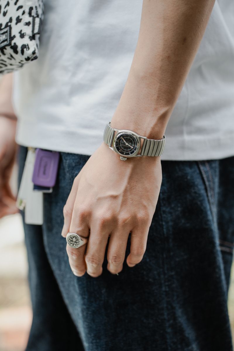 爽やかなアメカジ姿にレオパード柄の小物が◎ 福本大晟 6枚目の写真