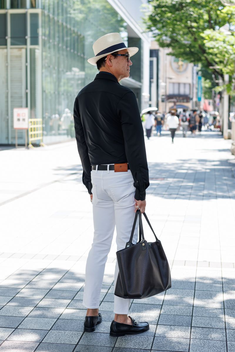 初夏にCOOLなハット＆スカーフの上品使い 川﨑弘人 5枚目の写真