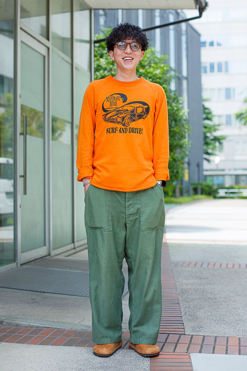 夏らしいミリタリー配色でご機嫌ドライブ 小野堅太