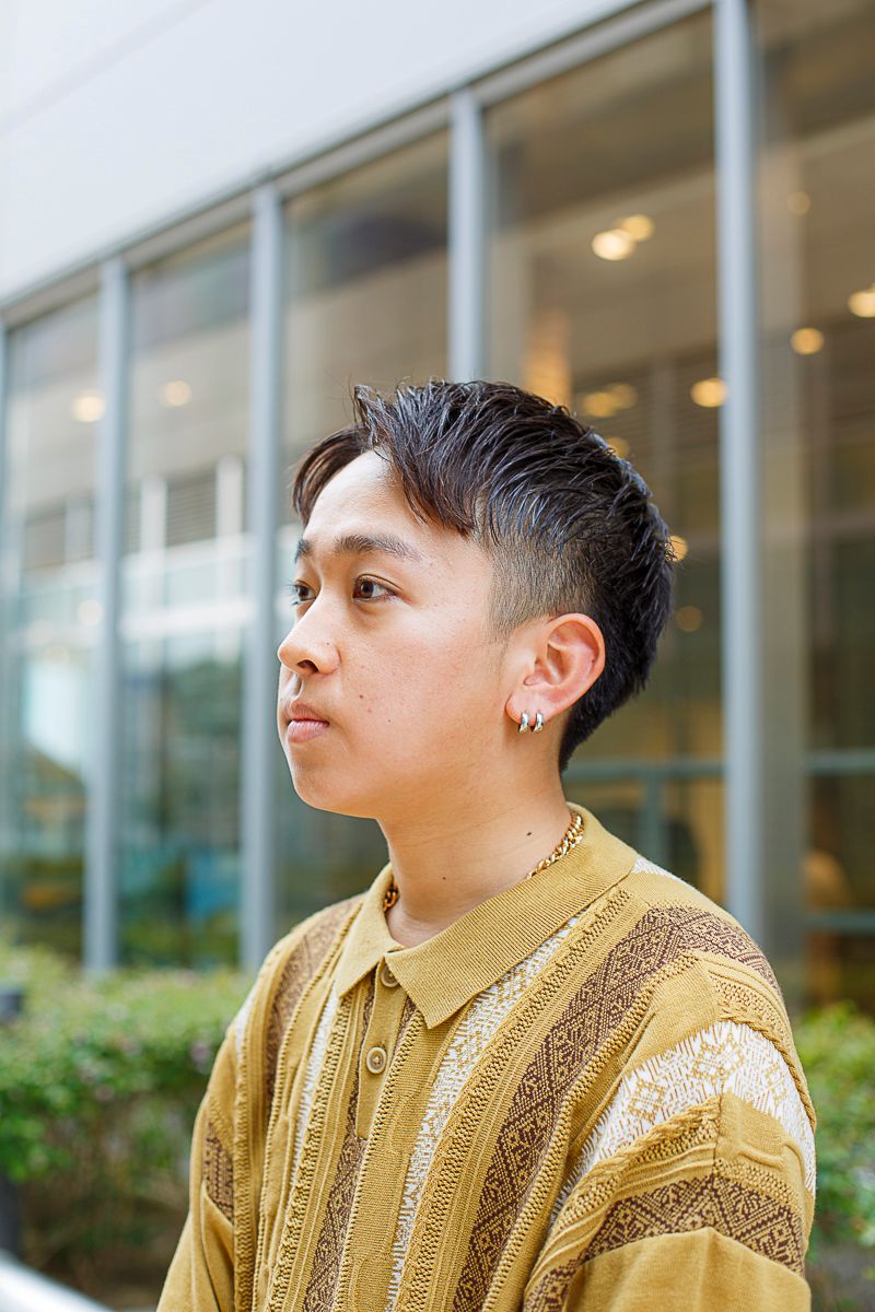 ジャカード織りのBIGポロがレトロライク 酒井啓太 2枚目の写真