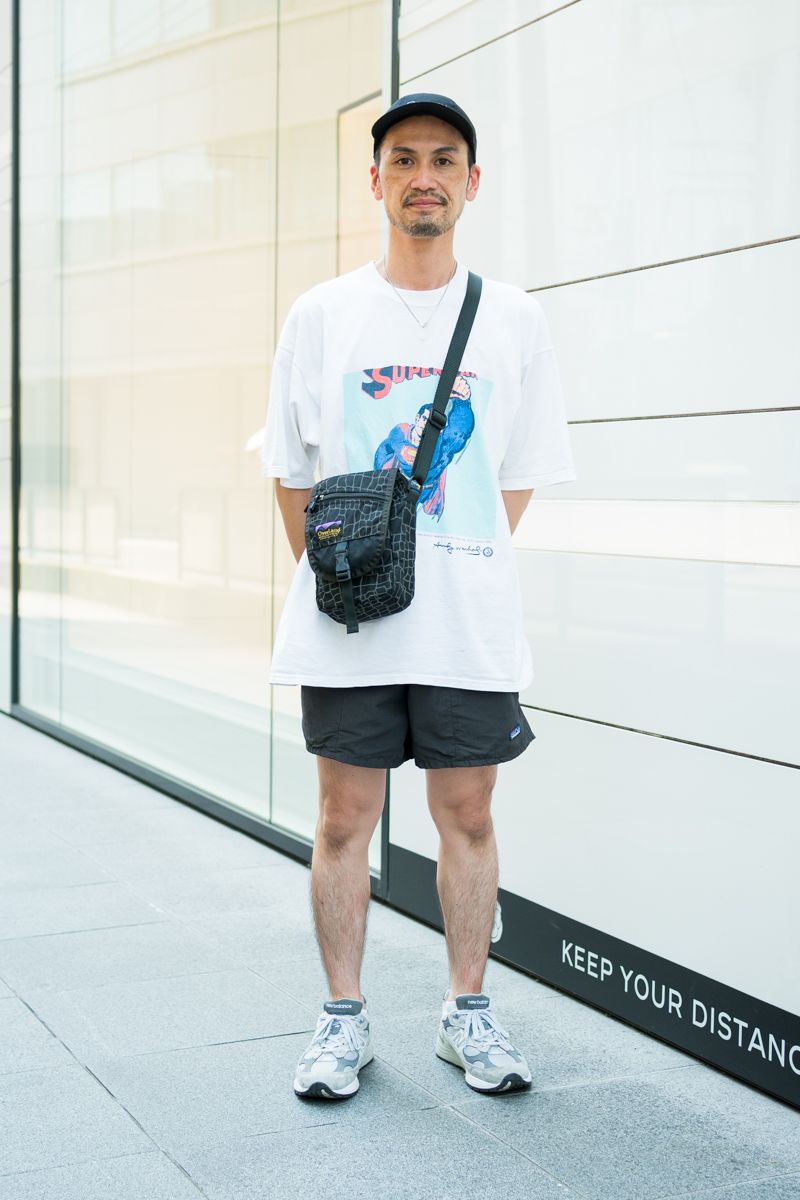 好相性！ アメコミTとアウトドアショーツ 酒井宏和