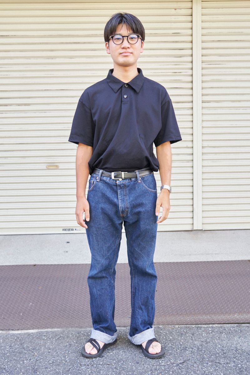 ポロシャツを着たい日のハズさないコーデ 阿部光佑