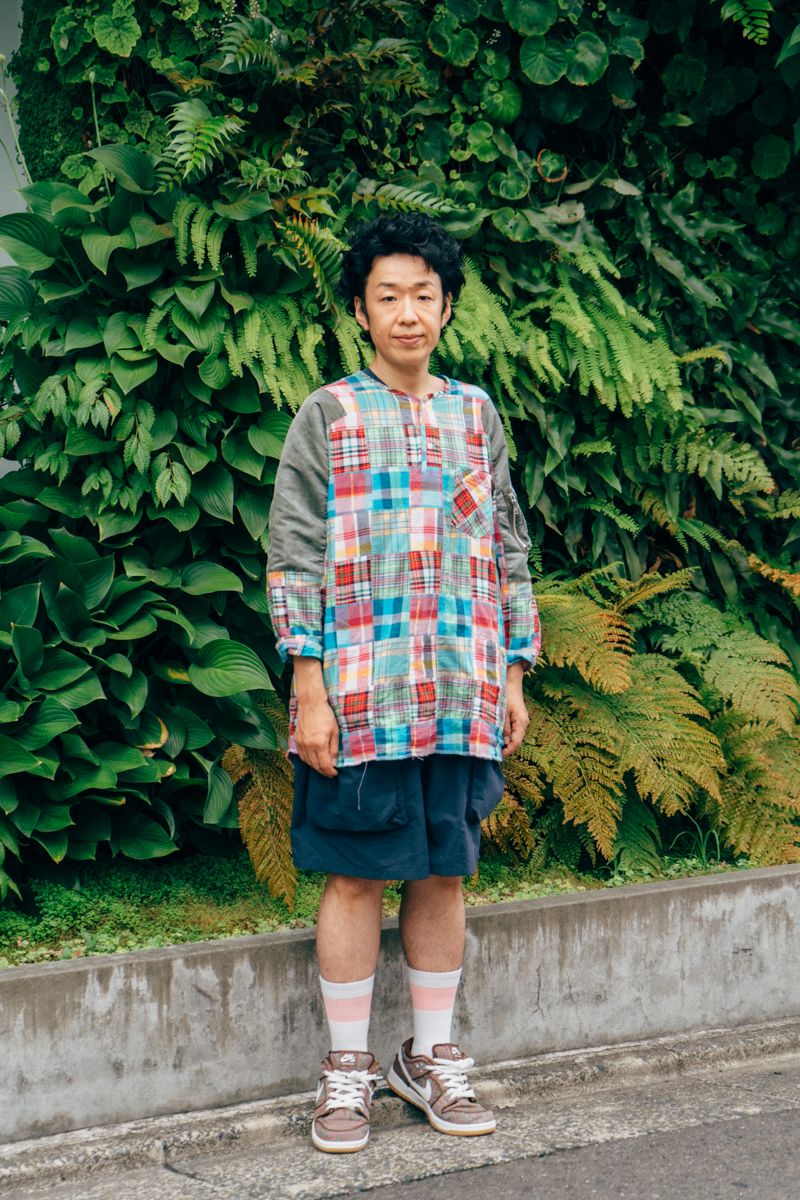 個性派シャツを着こなす大人かわいい配色 鳥村重之