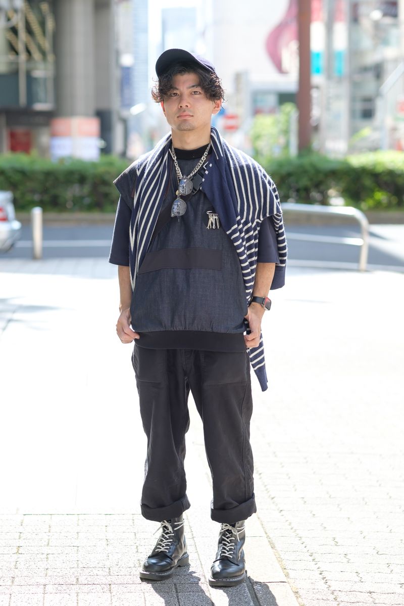 遊び心満載のデニムベストがお気に入り 稲木涼平