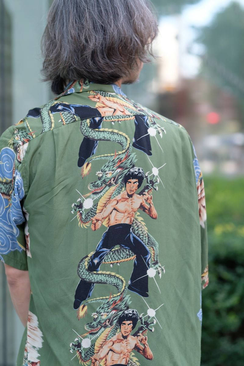 ブルース・リーを背負ったバックシャン 本村靖裕 3枚目の写真