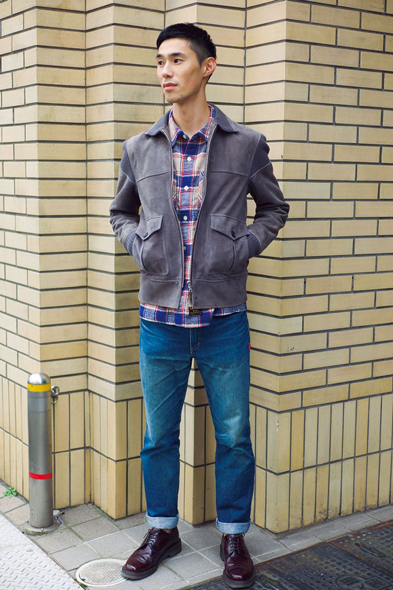 A-2×デニムの黄金バランス。無骨ながらスマートな流石の仕上がり！ 松木陽一