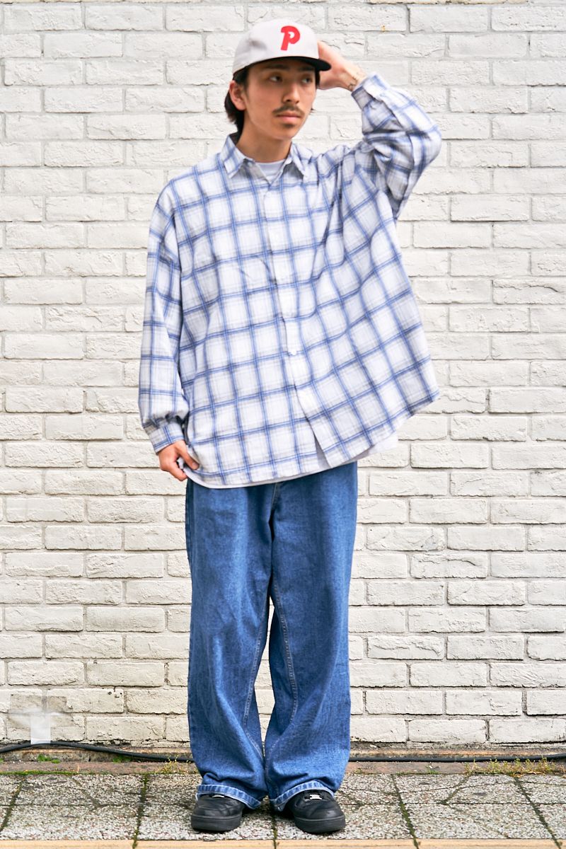 ブルーコーデにpizzaキャップが目を引く！ 瀬戸口 蒼