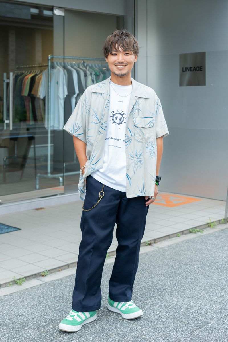アナクロノームのシャツがマイフェイバリット 上野倫弘