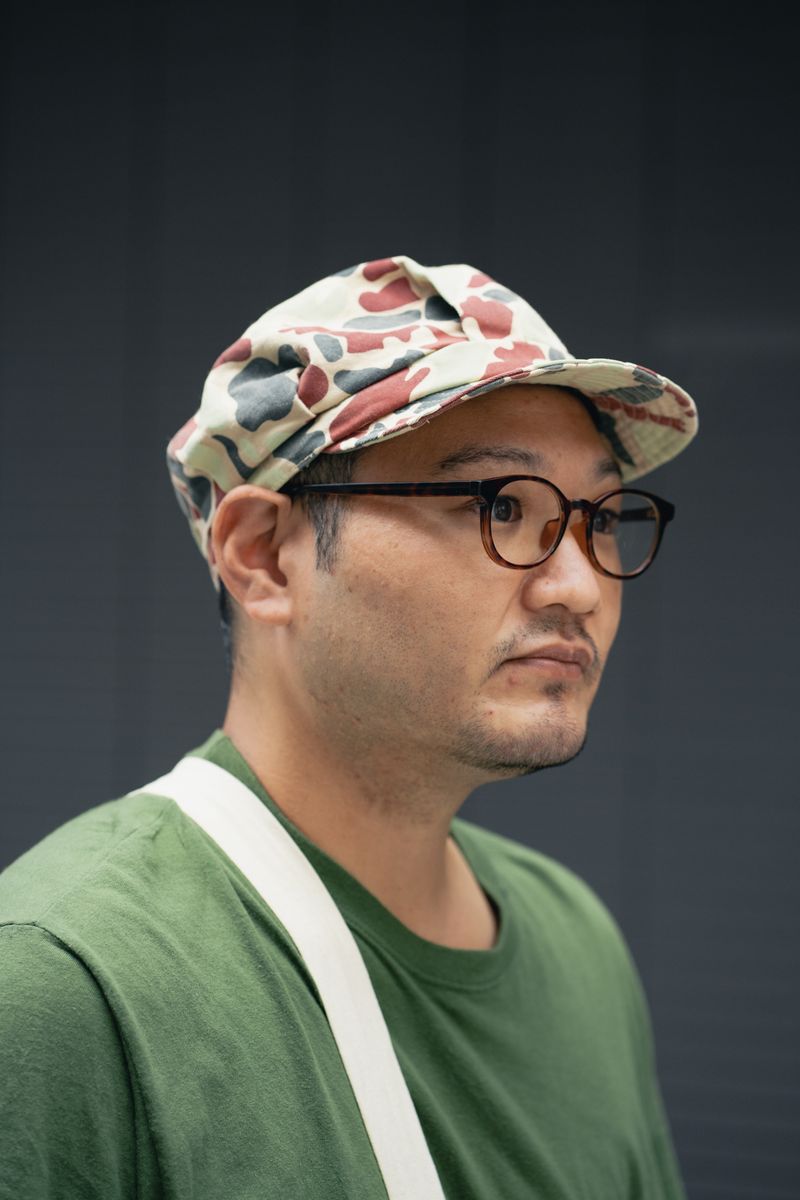 カモ柄とストライプで柄×柄のオンパレード 笠村啓司 2枚目の写真