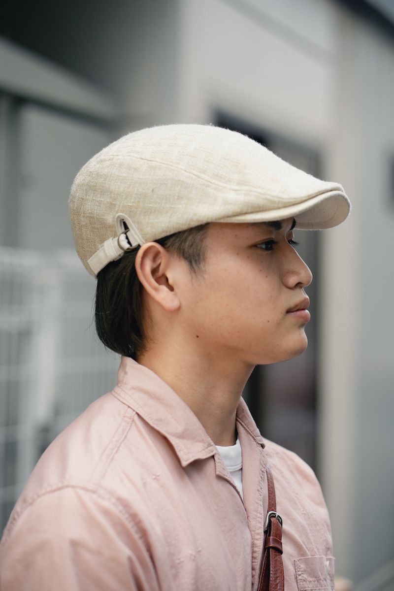 アメカジが香るキューバシャツとハンチング 山下徳真 2枚目の写真