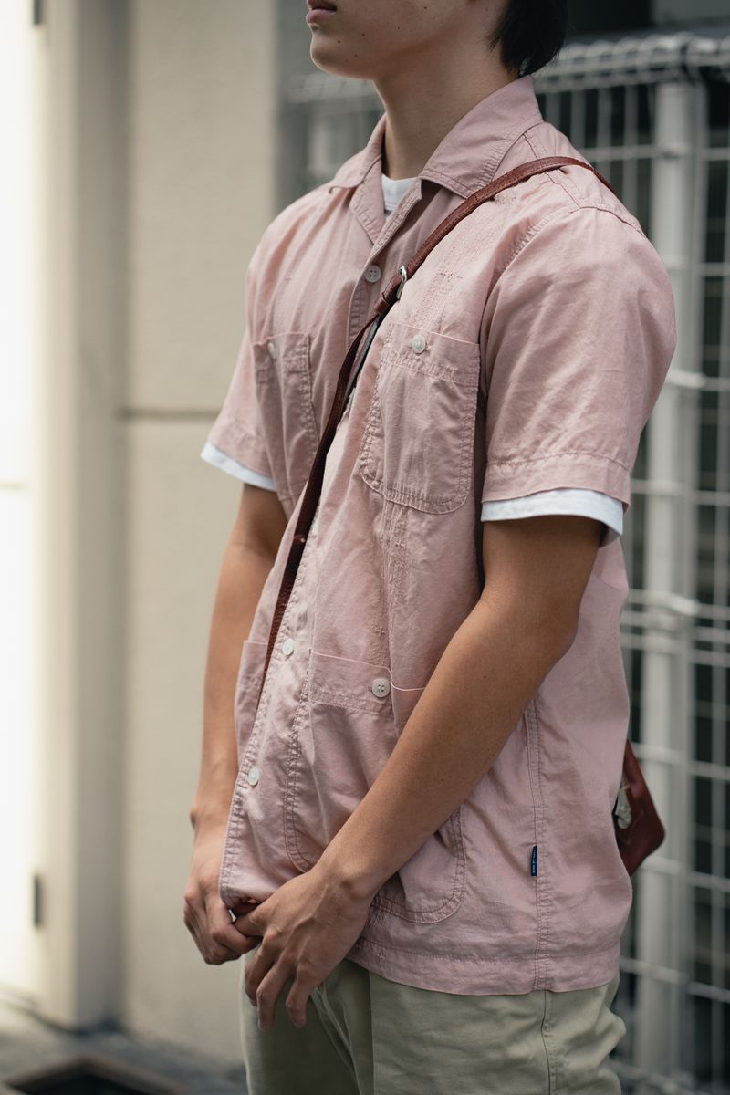 アメカジが香るキューバシャツとハンチング 山下徳真 3枚目の写真