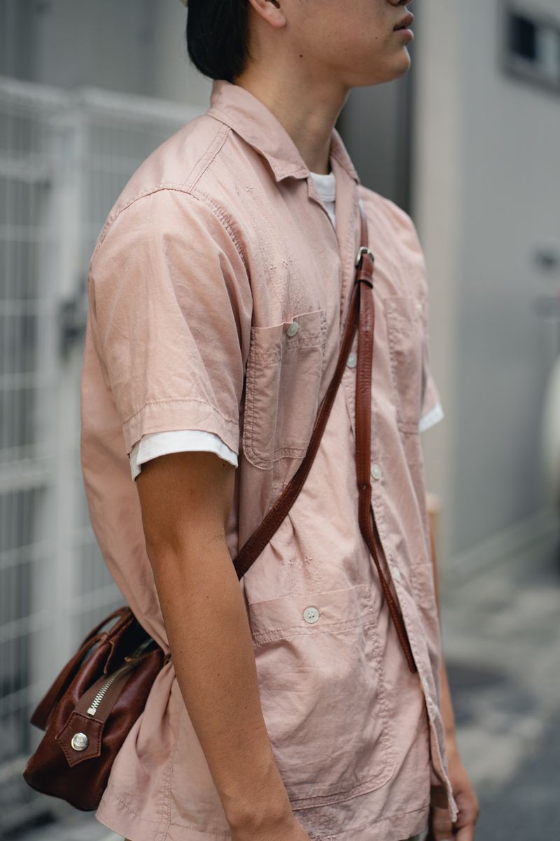 アメカジが香るキューバシャツとハンチング 山下徳真 4枚目の写真