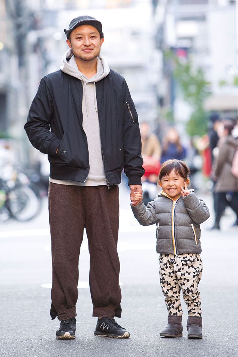いつものブルゾンを”ボトムス遊び”で旬なイメージに。 大輪大輔