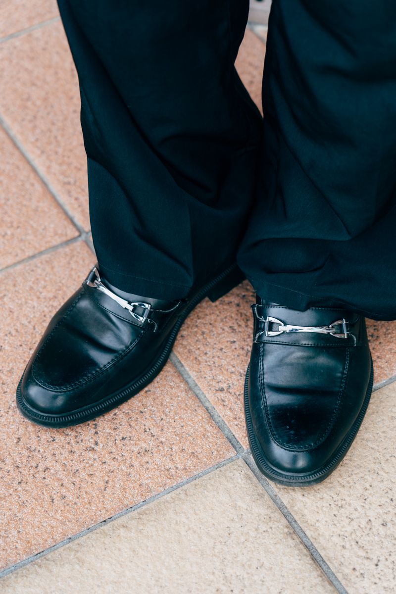 白タートルを使った爽やかなジャケットスタイル 村上翔太朗 4枚目の写真