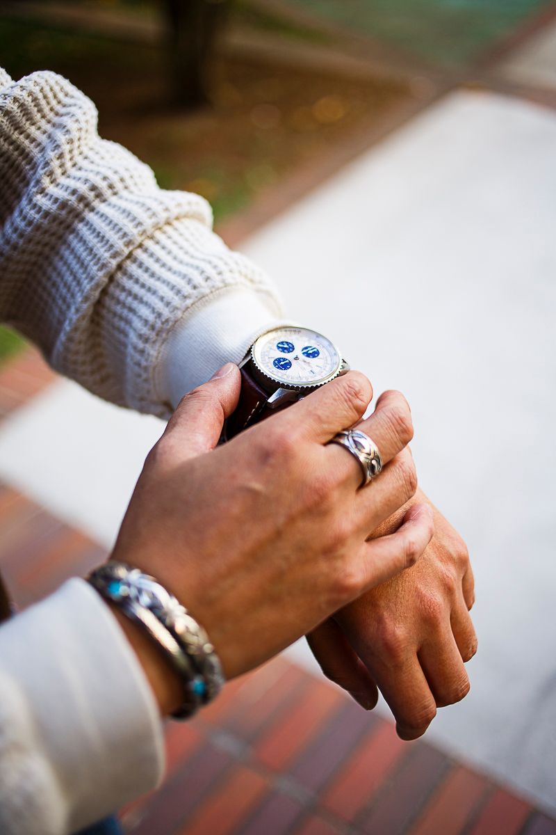 時計から決めた小物上級者のブラウンコーデ 大西芳紀 5枚目の写真