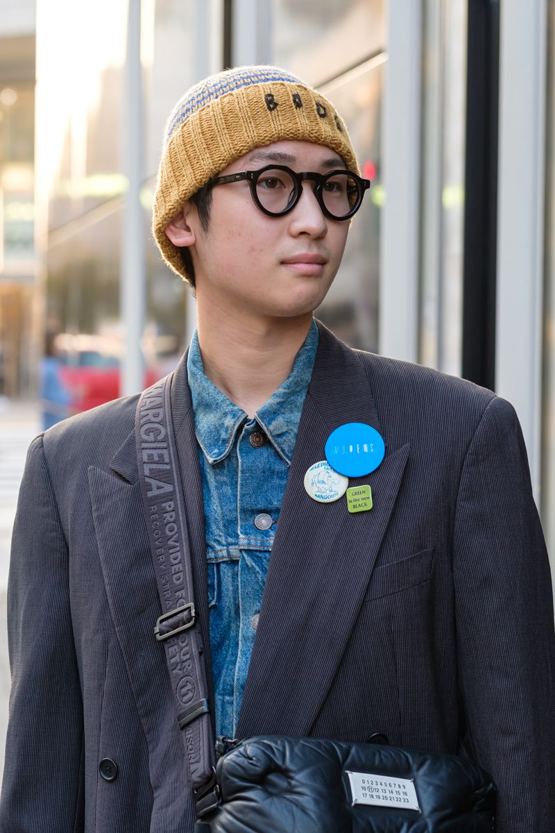 古着で買ったジャケットを着崩して楽しむ 玉岡夏樹 3枚目の写真