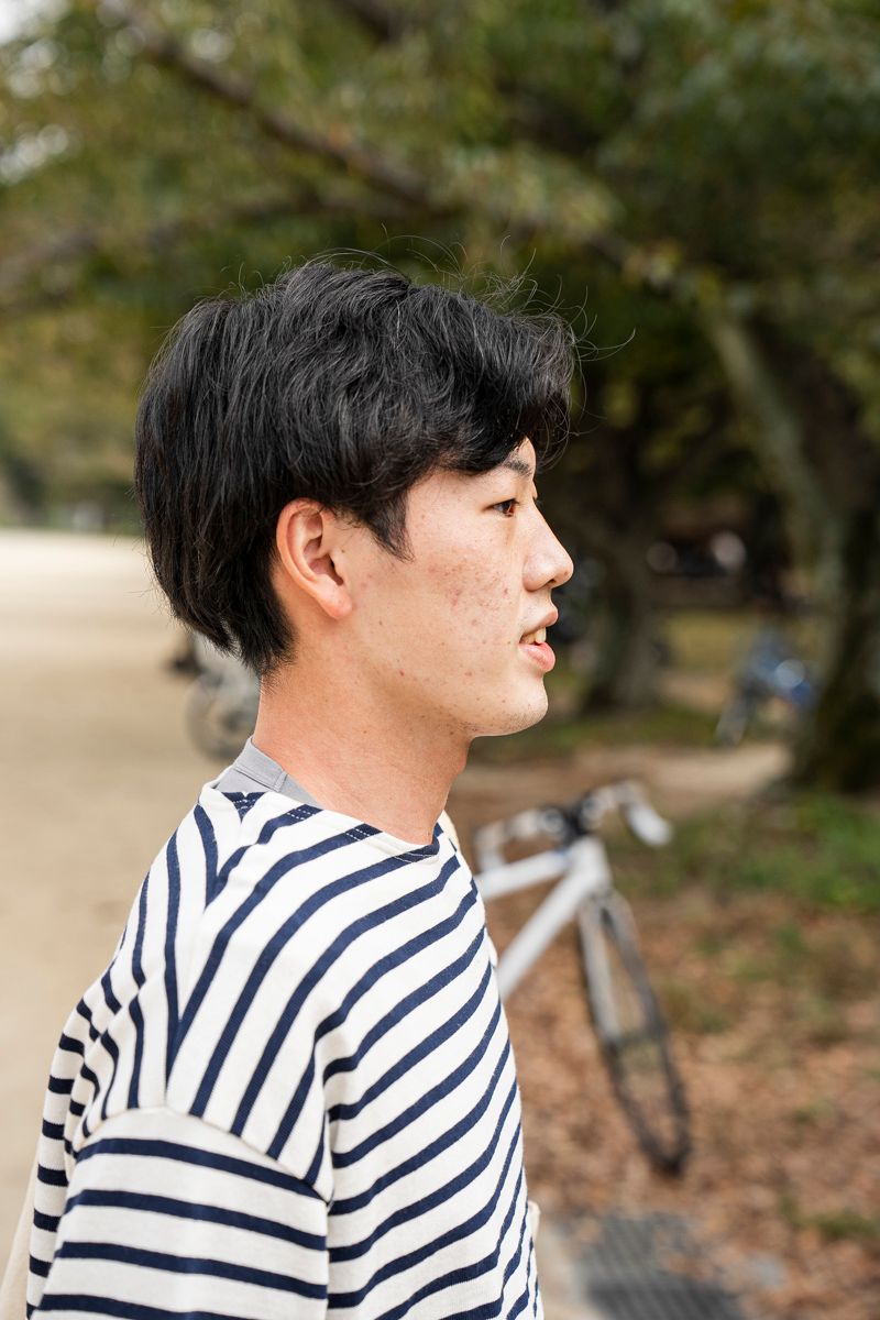 ボーダーのロンTが映えるシティボーイコーデ 水島準平 4枚目の写真