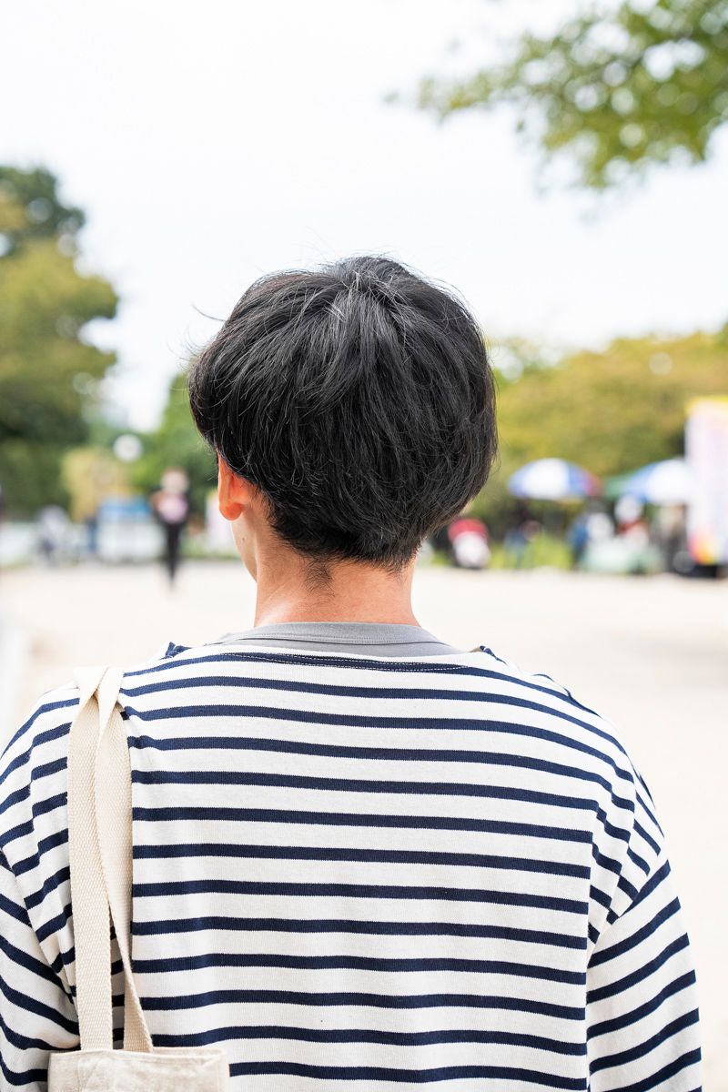 ボーダーのロンTが映えるシティボーイコーデ 水島準平 5枚目の写真