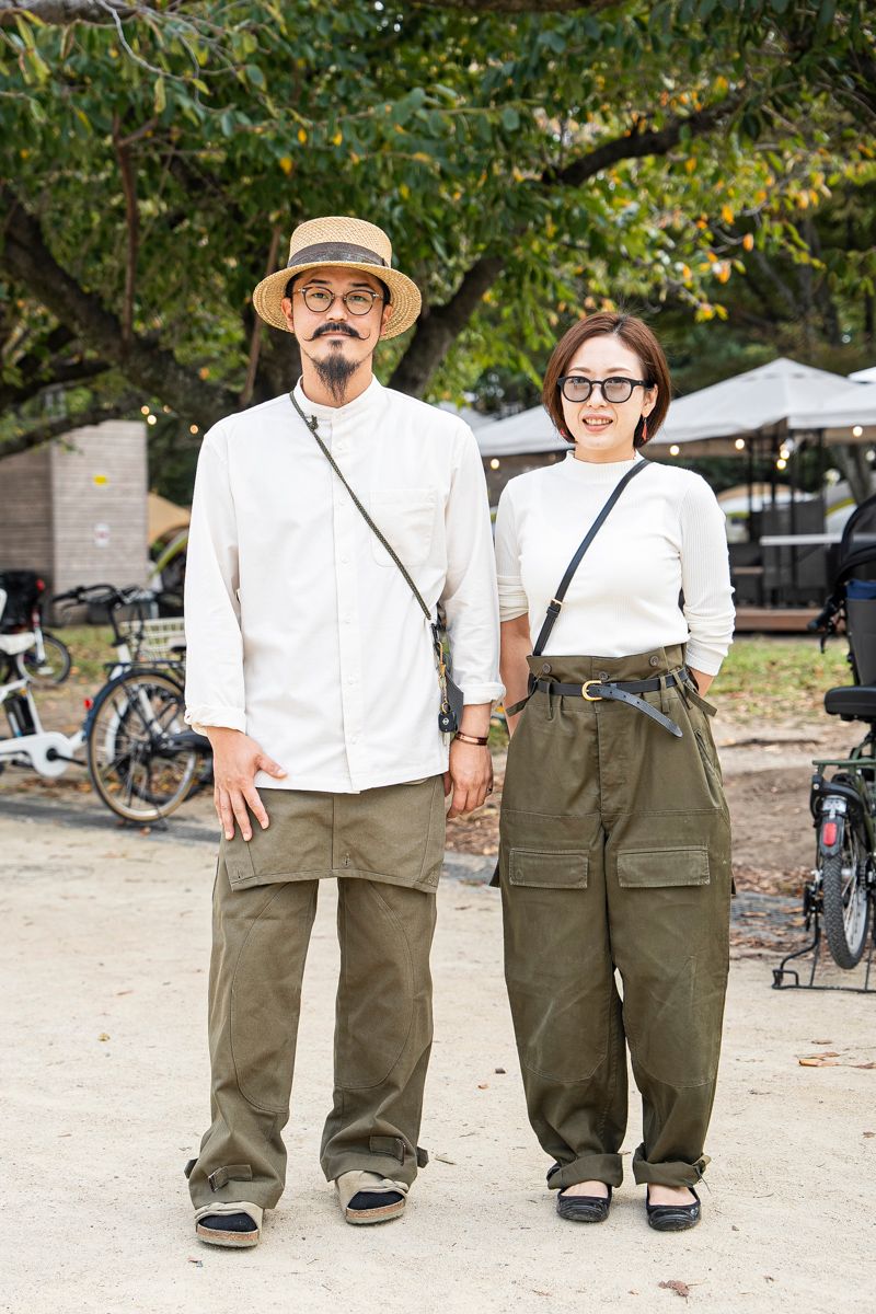 ミリタリー好きカップルのピースフルコーデ 的場和広