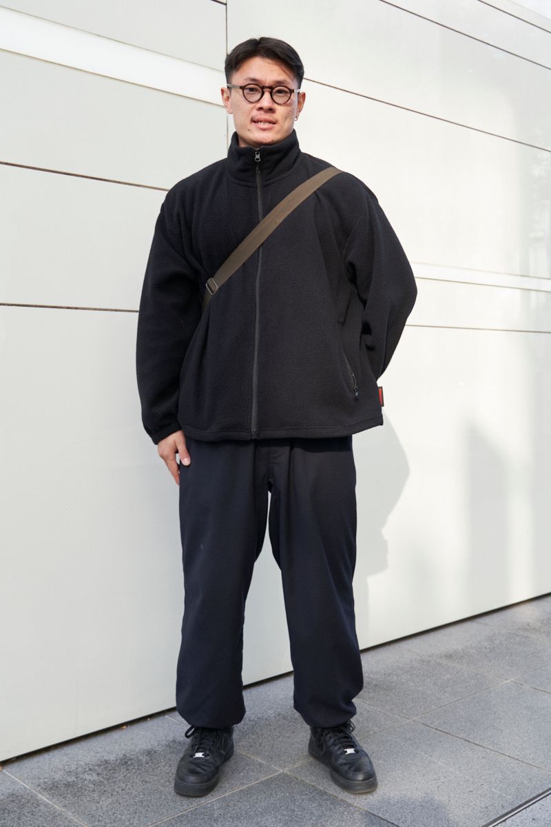 スポーツを楽しむ日は動きやすさを重視して 山中秀斗