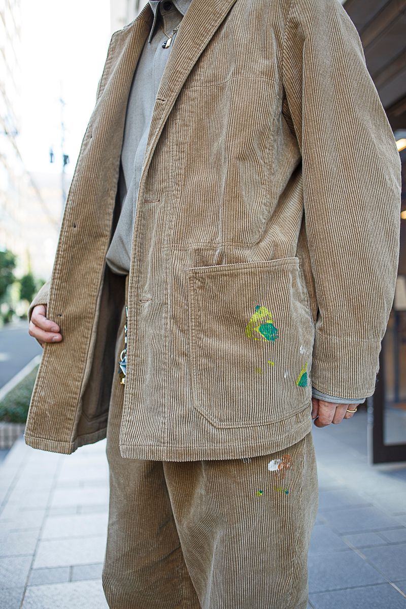 ポール・スミスのコーデュロイセットアップ 高村英之 4枚目の写真