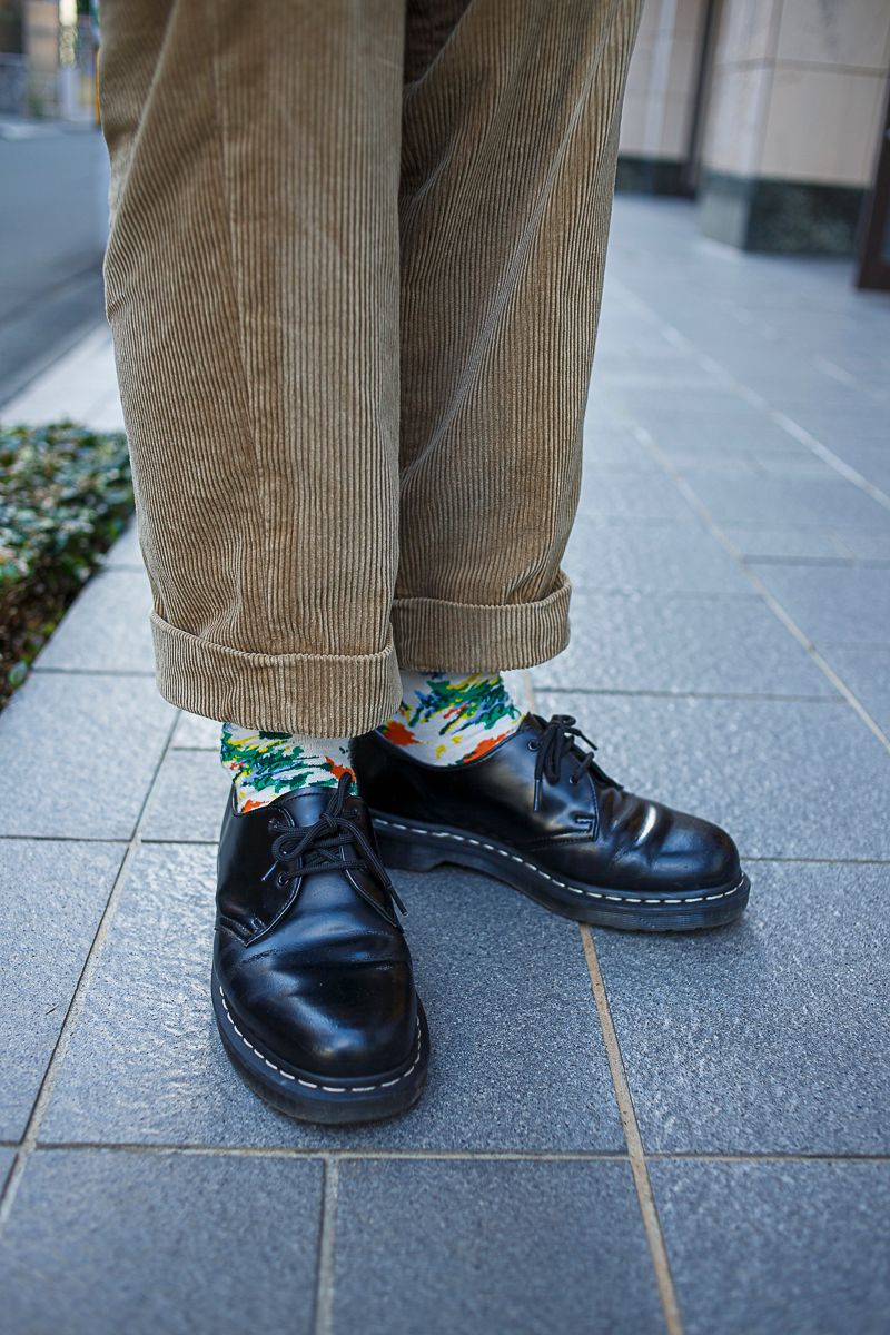 ポール・スミスのコーデュロイセットアップ 高村英之 7枚目の写真