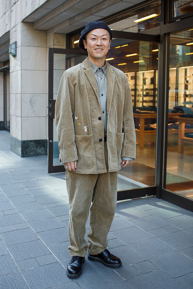 ポール・スミスのコーデュロイセットアップ 高村英之
